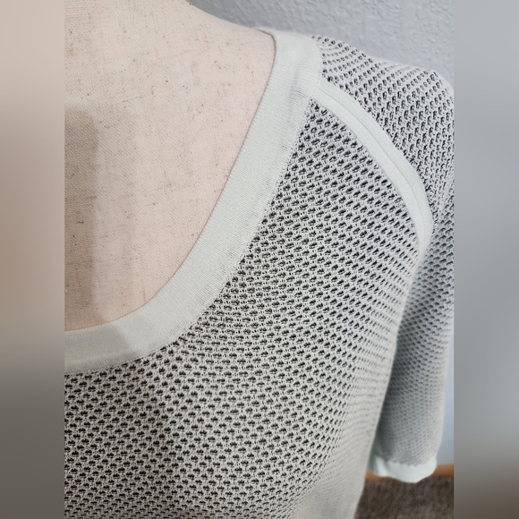 rag & bone open-knit short sleeve top - Picture 4 of 7